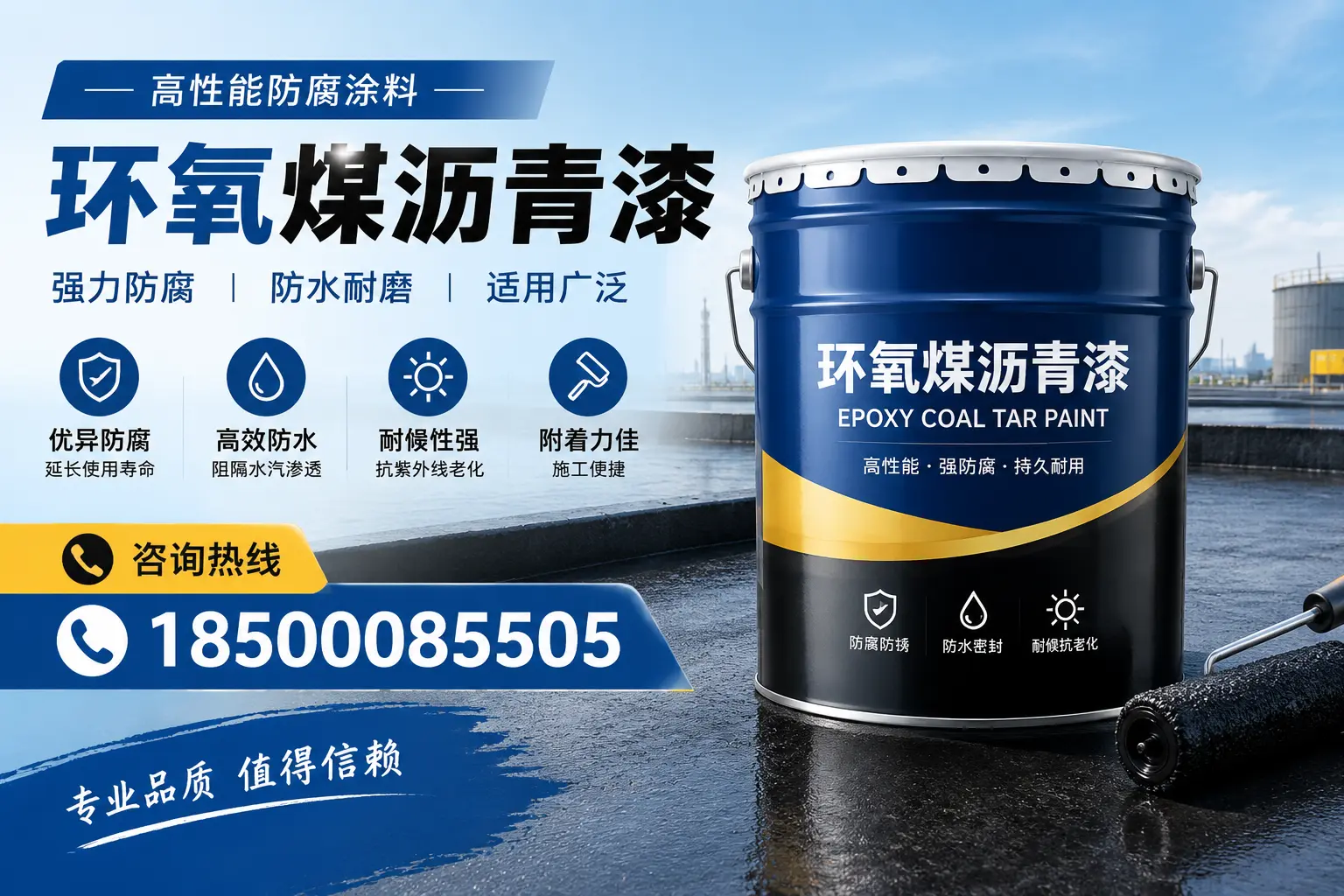 环氧煤沥青漆的主要成分与功能,迪庆用户深度了解
